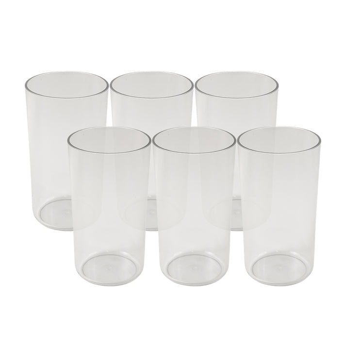 05_ddc804ba-5cdb-4c01-a0aa-036a1a4ee62b.jpg Clear Plastic Tumbler / Glass Set ? 6-Piece Unbreakable - Image 1