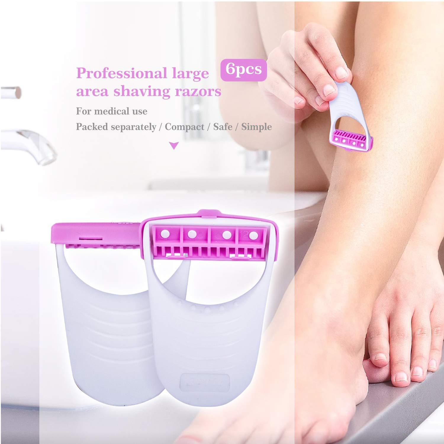 3_03a75661-afb9-4324-b440-b711a6b15aa2.jpg Disposable Body Skin Hair Removal Razor for Women Pack of 6 - Image 1