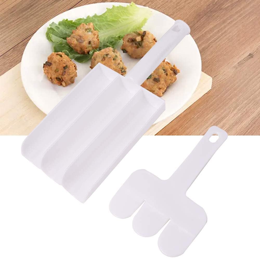51375N9gpAL._AC_SL1000__1_cbb6b996-0570-4c94-bc26-a98e10d1af50.jpg Small Multifunction Fritters Maker - Creative Fritters Scoop Multi-Function Ball Maker | Portable Maker for Making Cake Balls, Ice Cream Spoon, Doughnut, Hand Cutting Scoop(2pc Set) - Image 1