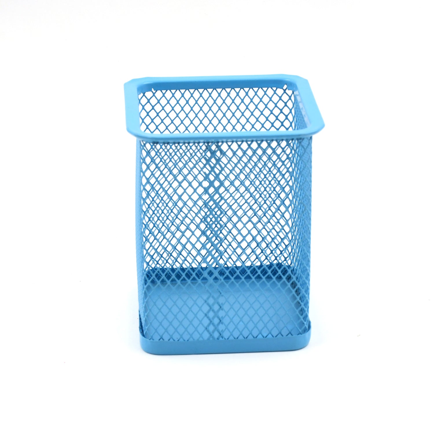5_a3cc28a7-1db5-416a-8bba-bfcb586c22ee.jpg Metal Mesh Pen Holder (1 Pc) ?Durable Office Desk Organizer for Stationery - Image 1